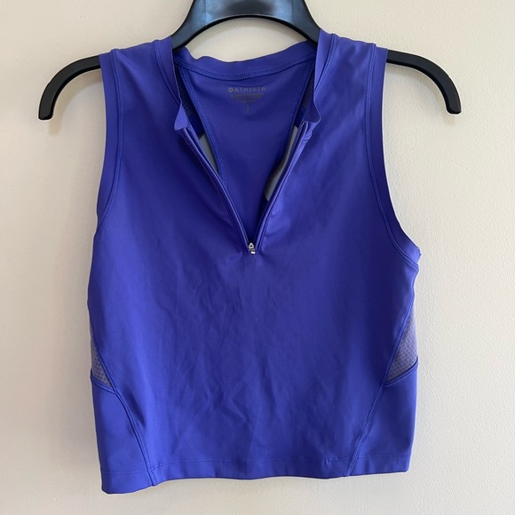 Athleta Advantage Zip Up Tank in Lazurite Blue Purple, size S - Picture 5 of 8